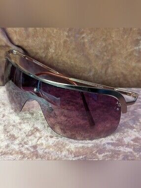 Women’s Shield Sunglasses - Purple Lens Visor